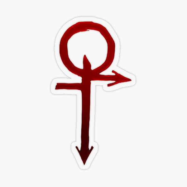 V5 Vampire Anarch Ankh Transparent Sticker