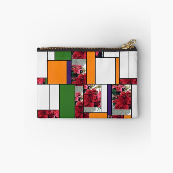 Item preview, Mixed color Poinsettias 3 Art Rectangles 5 designed and sold by TravelPhotoArt.