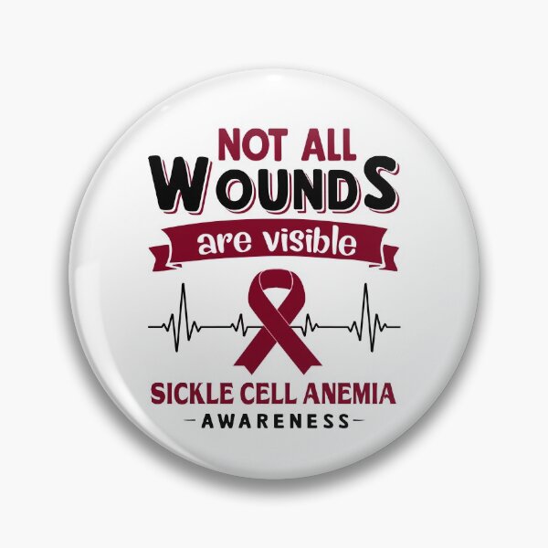 Item preview, Sickle Cell Anemia Awareness Not All Wounds Are Visible designed and sold by Victormoratalla.