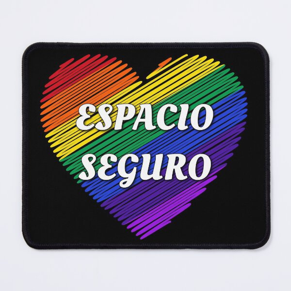 Item preview, Espacio Seguro LGBTQ+ heart | Safe Space lgbtq+ support prideflag rainbow designed and sold by LolioGifts.