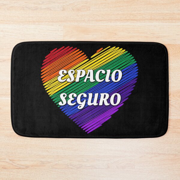 Item preview, Espacio Seguro Corazón LGBTQ+ | Safe Space lgbtq+ apoya la bandera del orgullo arcoíris designed and sold by LolioGifts.