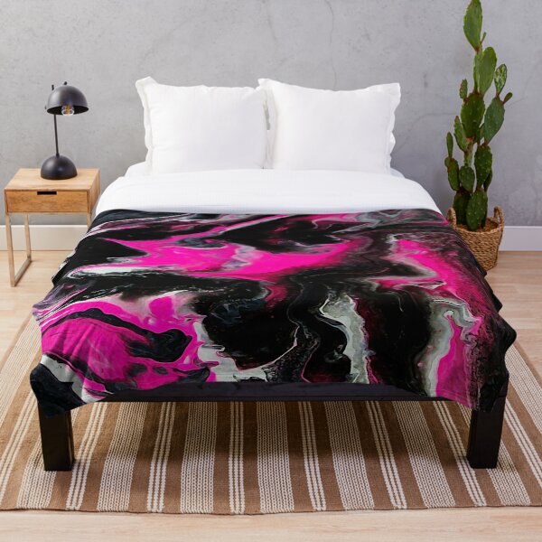 Item preview, La reina rosa verter pintura abstracta fluida designed and sold by asitflows.