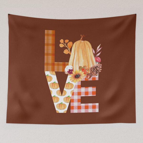 Item preview, I Love Fall & Pumpkin Pie | Flannel & Hayride Orange Autumn Vibes designed and sold by MiaDelelai.
