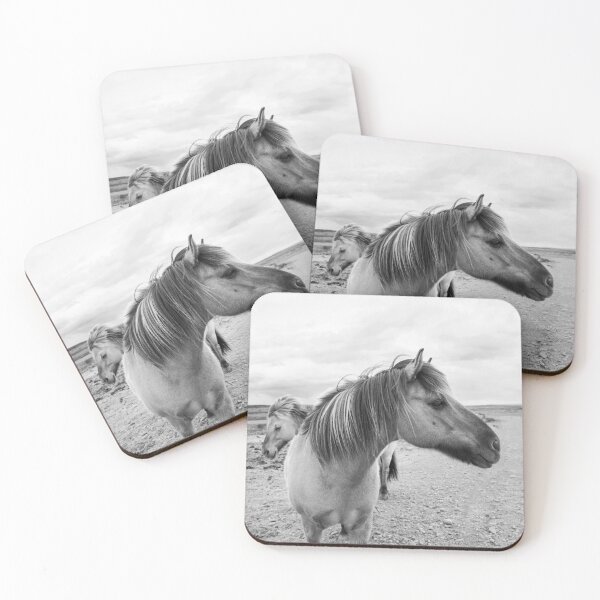 Item preview, Black and white Horse Fine Art designed and sold by Ilze Lucero.