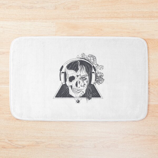 Item preview, Skull with floral Halloween Shirt  designed and sold by GlobalSpace.