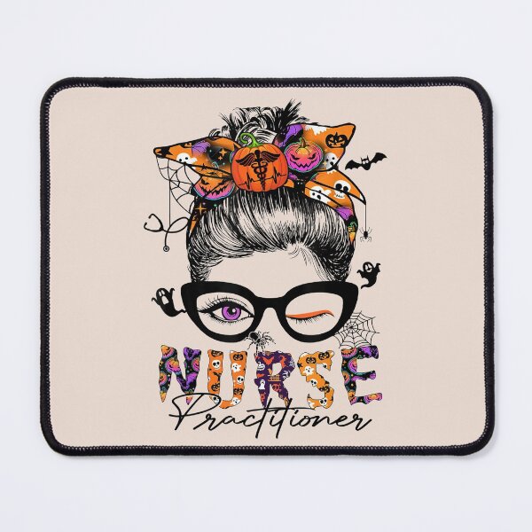 Item preview, Nurse Practitioner Halloween Costume Messy Bun For Women designed and sold by hanesmlwn64.