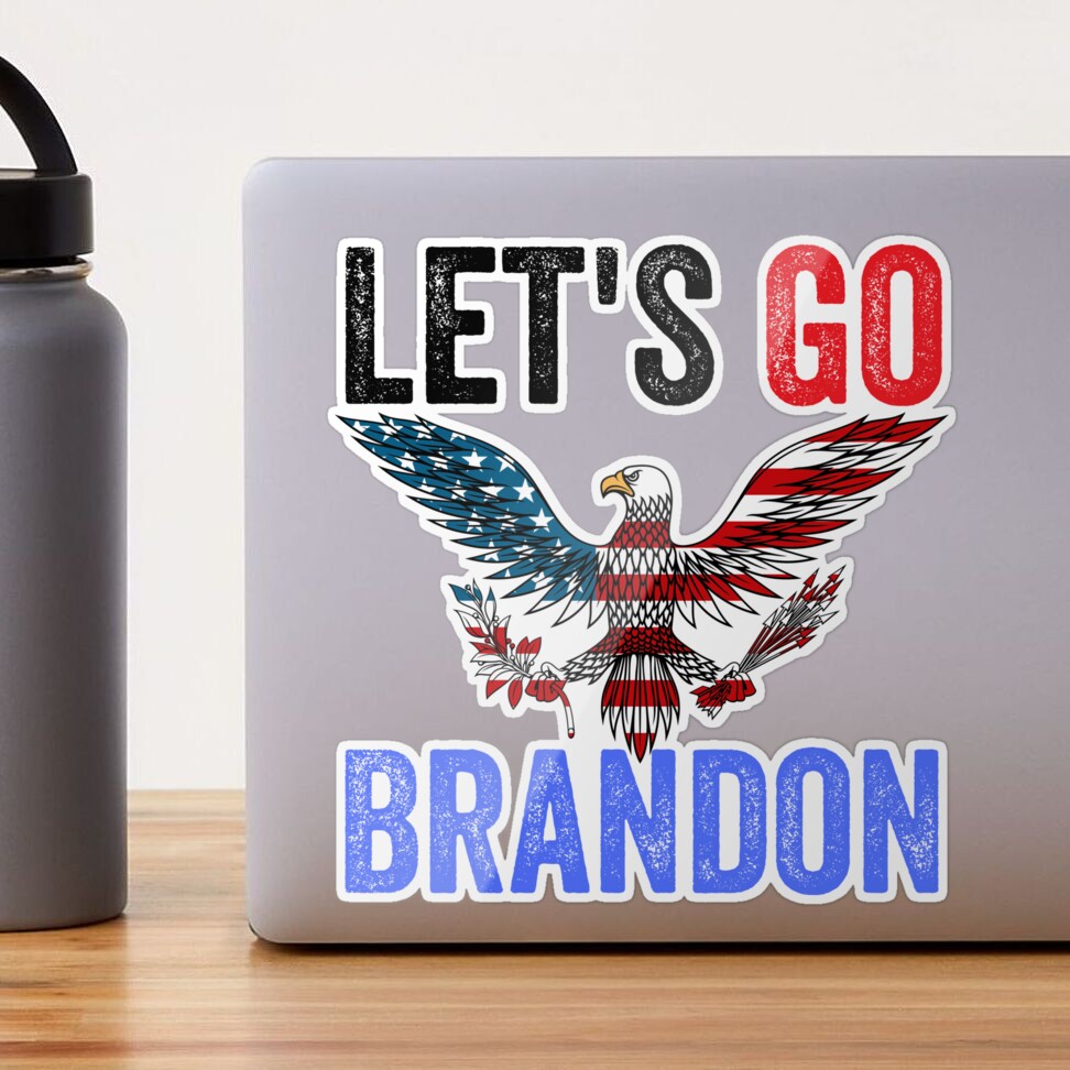 Let's Go Brandon Sticker, Let's Go Brandon Sticker for Men, Bearded Man Let's  Go Brandon Decal, Cool Let's Go Brandon Bumper Sticker for Dad -  Canada