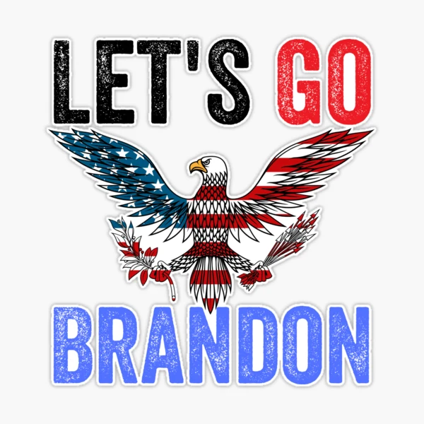 Bulk 500pcs LETS GO BRANDON stickers labels decals newest 2inch x 4inch pack