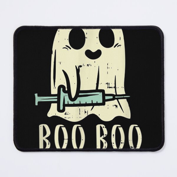 Item preview, Boo Boo Crew Nurse Hallo Nurses RN Ghost Cute Retro designed and sold by Flamingo92.