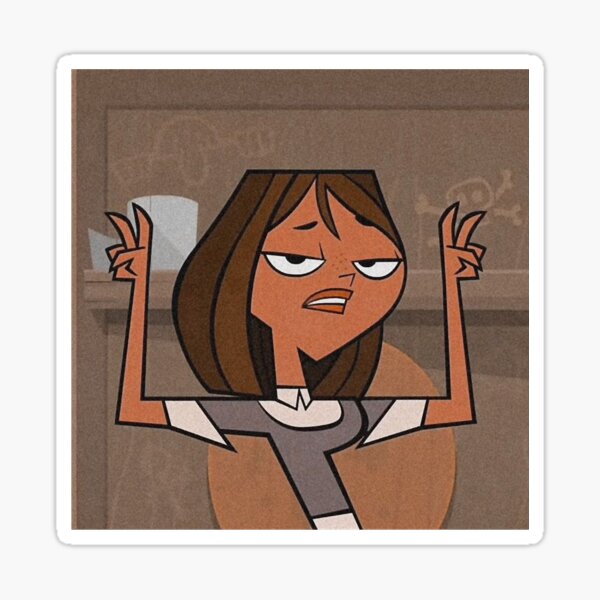 total drama island - Total Drama Island Courtney Zoey Gwen J - Sticker