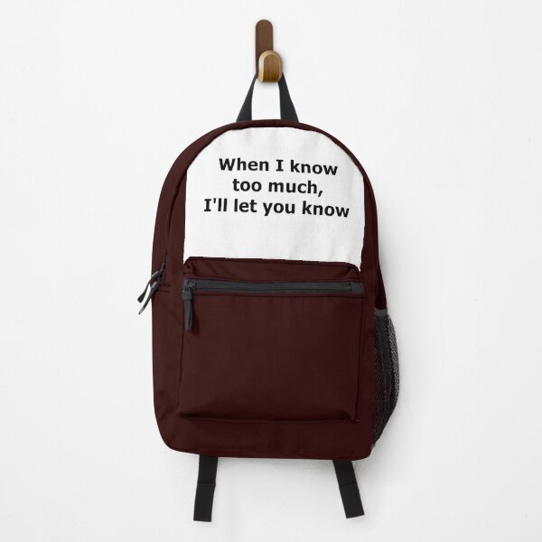 Item preview, When I know too much... designed and sold by Crom1957.