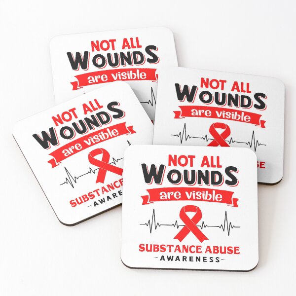 Item preview, Substance Abuse Awareness Not All Wounds Are Visible designed and sold by Victormoratalla.