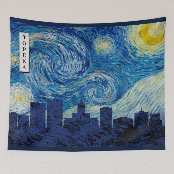 Item preview, Topeka Van Gogh Starry Night designed and sold by DFerraz.