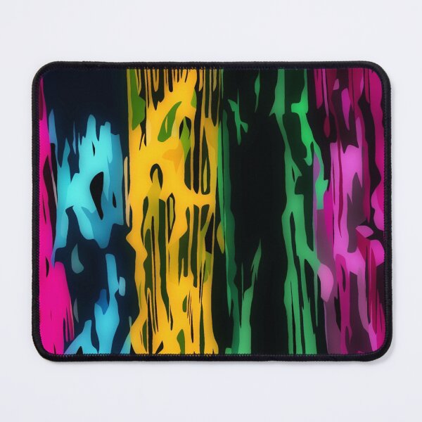 Item preview, Colorful Frightening - Bright Screams Against Black designed and sold by TheSplitWindow.