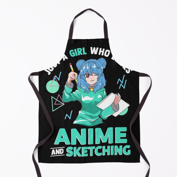 Artikelvorschau, Nur ein Mädchen, das Anime und Skizzieren liebt entworfen und verkauft von ElesaFox.