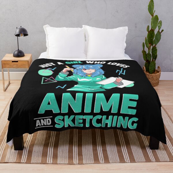 Artikelvorschau, Nur ein Mädchen, das Anime und Skizzieren liebt entworfen und verkauft von ElesaFox.