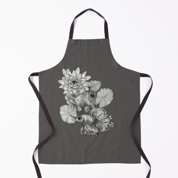 Item preview, Fish with water lily and leaves designed and sold by KnowingWonder.