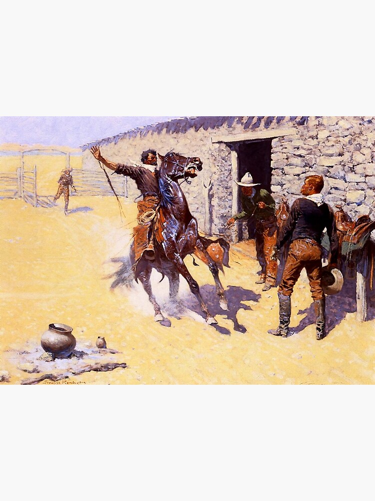 Apache Scout” Western Art by Frederick Remington Poster for Sale by  PatricianneK