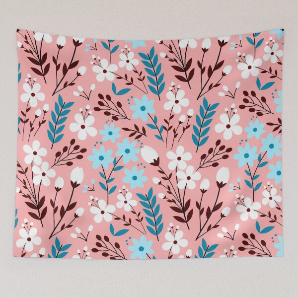 Item preview, Colorful flowers seamless pattern  designed and sold by TheSkullArmy.