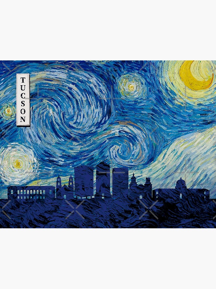 Custom The Starry Night (Van Gogh 1889) Preschool Backpack