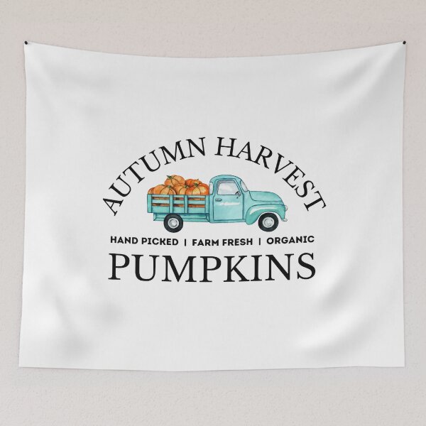 Item preview, Autumn Harvest Pumpkins | Little Blue Truck | Autumn Leaves designed and sold by MiaDelelai.