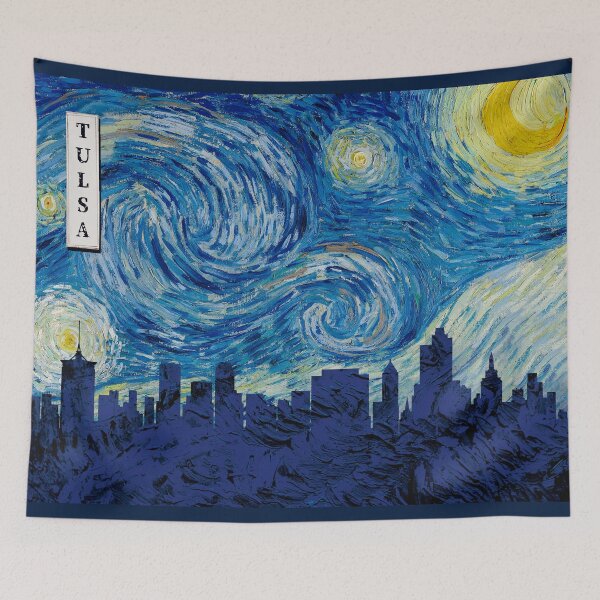 Item preview, Tulsa Van Gogh Starry Night designed and sold by DFerraz.