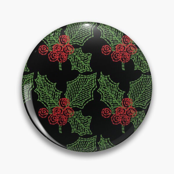 Item preview,  Embroidery Christmas  Holly designed and sold by Thepsonthi.