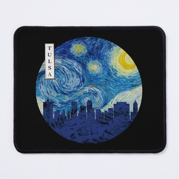 Item preview, Tulsa Starry Night Van Gogh Circle designed and sold by DFerraz.