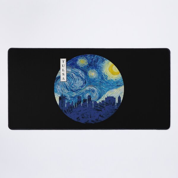 Item preview, Tulsa Starry Night Van Gogh Circle designed and sold by DFerraz.