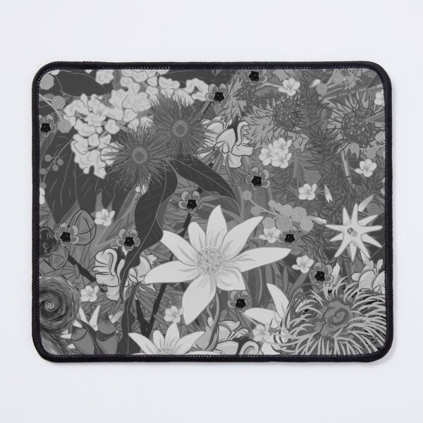 Item preview, Australian Natives Floral Design - Greyscale designed and sold by Charlotte Weaver.