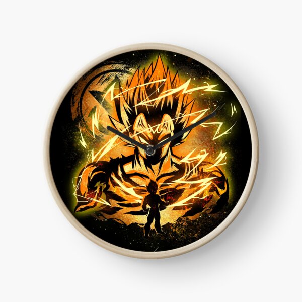 Copy of Golden Saiyan Kaioken Clock