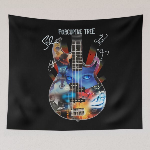 Item preview, Vintage Photograp Porcupine Tree.Rock Band Guitar Signature Graphic For Fan designed and sold by Lockman7969.