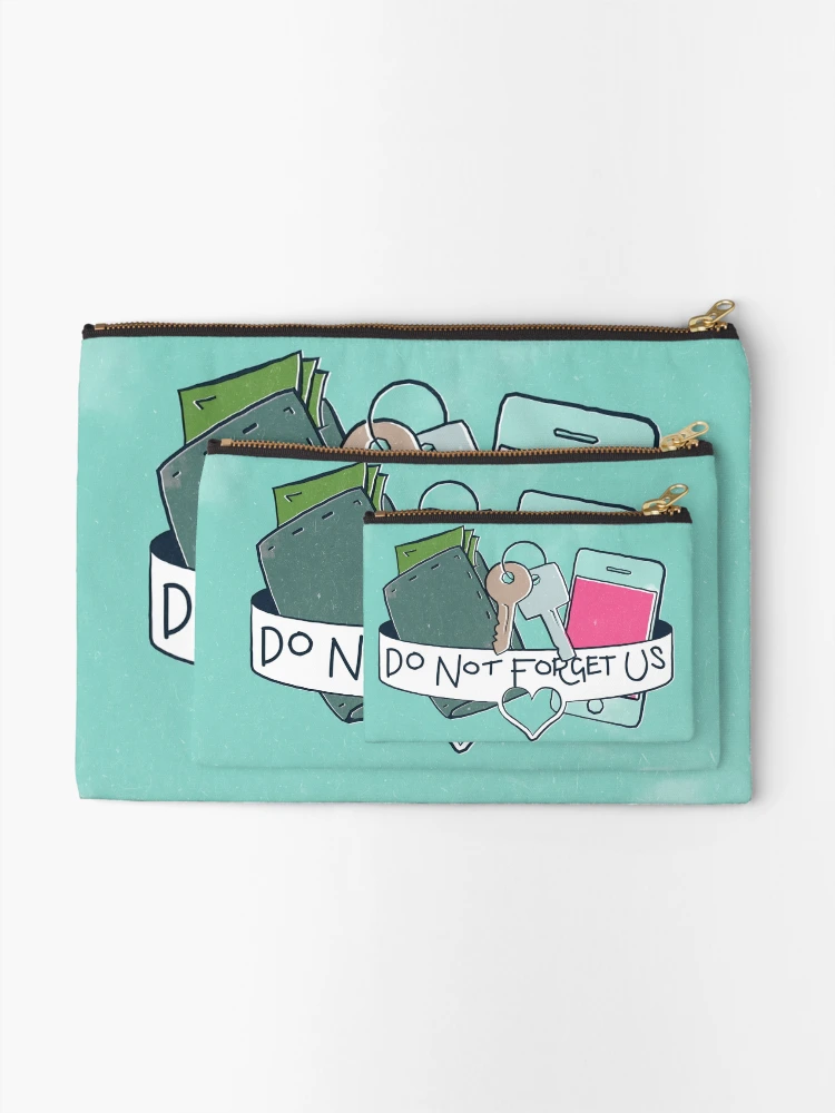 Thumbnail 2 of 4, Zipper Pouch, Do Not Forget Us  designed and sold by Alessandro Arcidiacono.