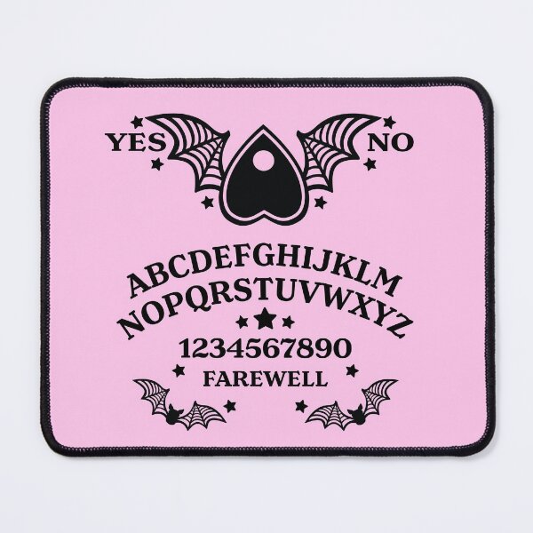 Item preview, Batwing Planchette Spirit Board - Black on Pink designed and sold by AliceQuinn.