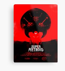Super Metroid Metal Print