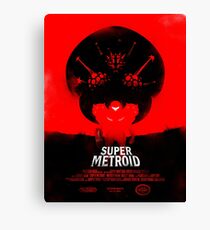 Super Metroid Leinwanddruck
