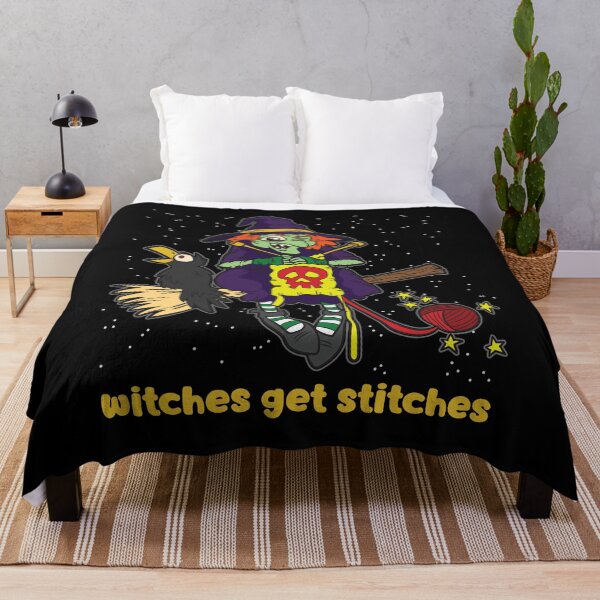 Item preview, Witches Get Stitches Halloween designed and sold by Moonpie90.