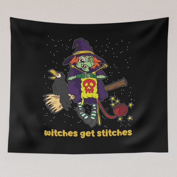 Item preview, Witches Get Stitches Halloween designed and sold by Moonpie90.