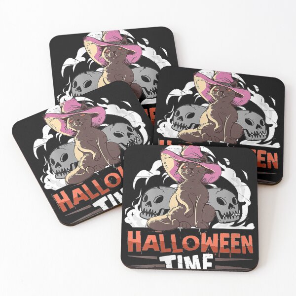 Item preview, Woens Hallo tie, cat, un, un design, pupkin night skull designed and sold by Flamingo92.