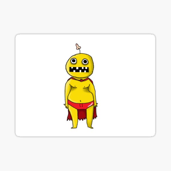 "NEW SUPERHERO- DICKMAN!!!" Sticker by beebatch | Redbubble