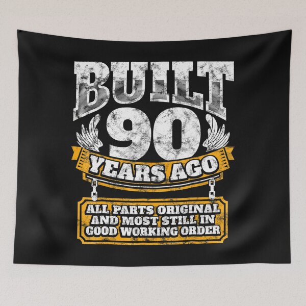 Item preview, Funny 90Th Birthday Shirt B-Day Gift Saying Age 90 Year Joke designed and sold by RachelDurrance.