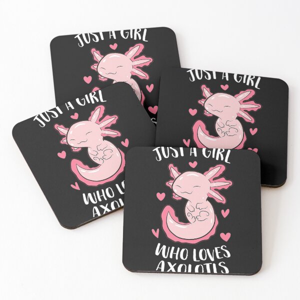 Item preview, Just A Girl Who Loves Axolotls Funny Axolotl Girl  designed and sold by ElesaFox.