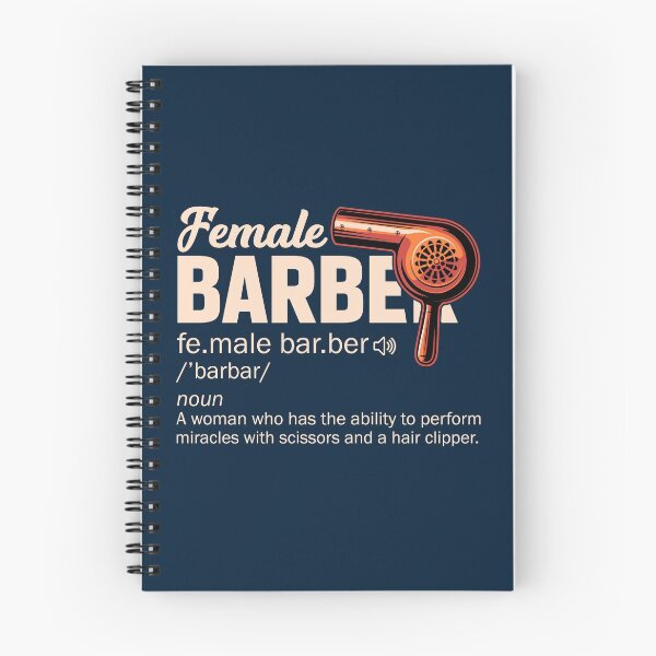 Item preview, Female Barber Definition Stylist designed and sold by TrenddyArts.