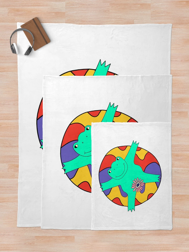 Thumbnail 5 of 6, Throw Blanket, frogs designed and sold by Rondeboy.
