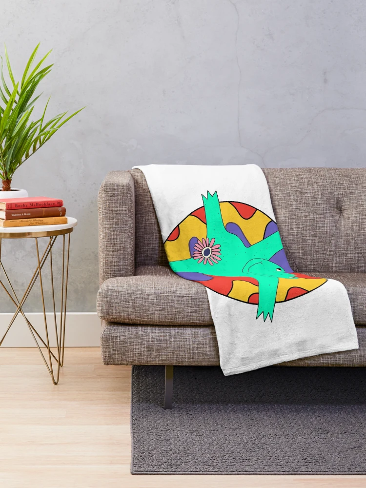 Thumbnail 2 of 6, Throw Blanket, frogs designed and sold by Rondeboy.