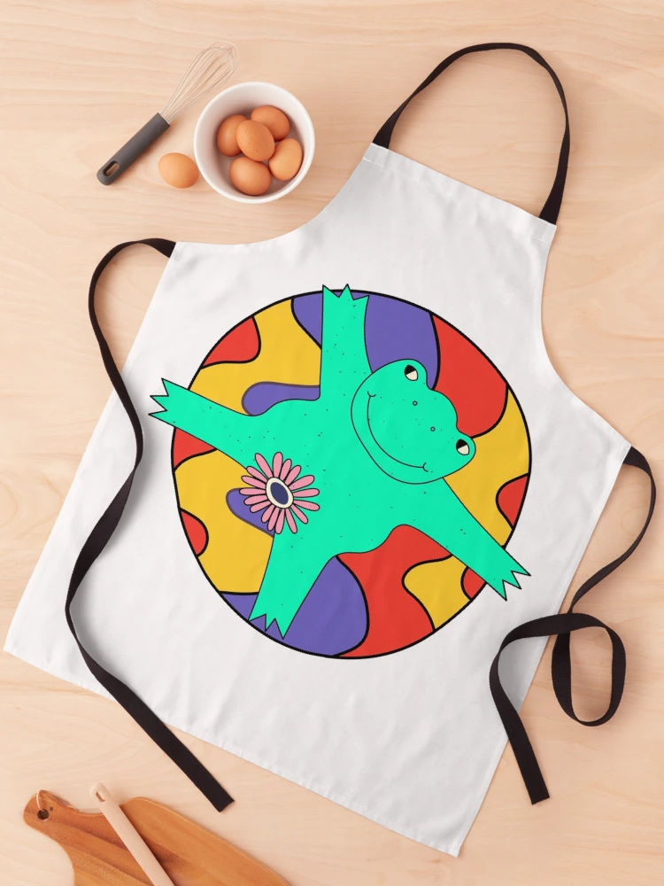 Thumbnail 1 of 6, Apron, frogs designed and sold by Rondeboy.
