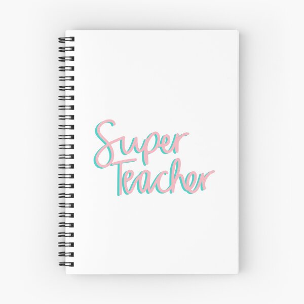 Item preview, Super Teacher Pink and Blue designed and sold by passionatelyem.
