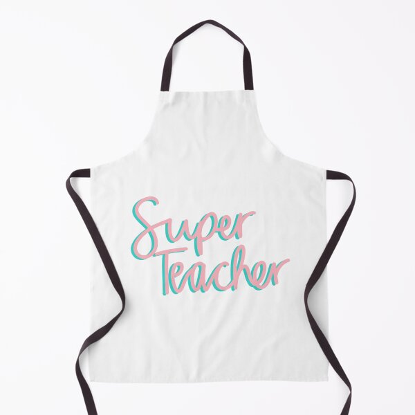 Item preview, Super Teacher Pink and Blue designed and sold by passionatelyem.