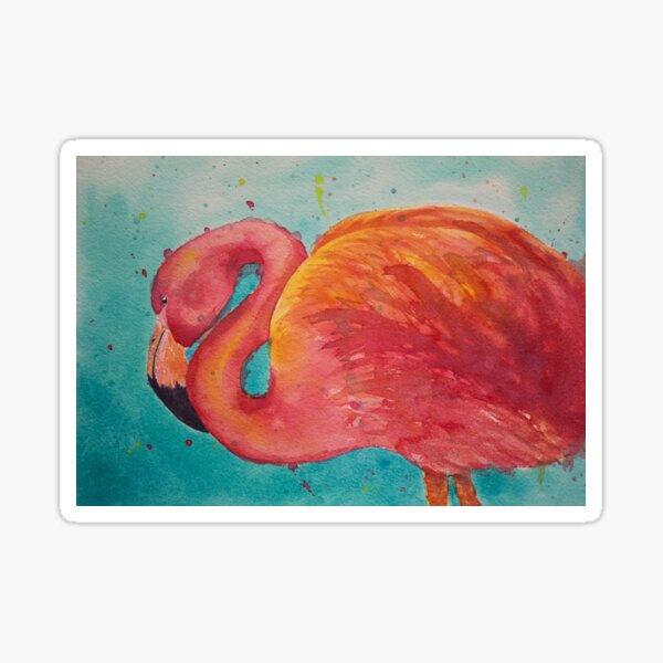 Flamingo 2 Sticker