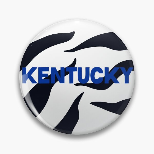 Item preview, Kentucky Zebra Pin designed and sold by kaydeepratt.